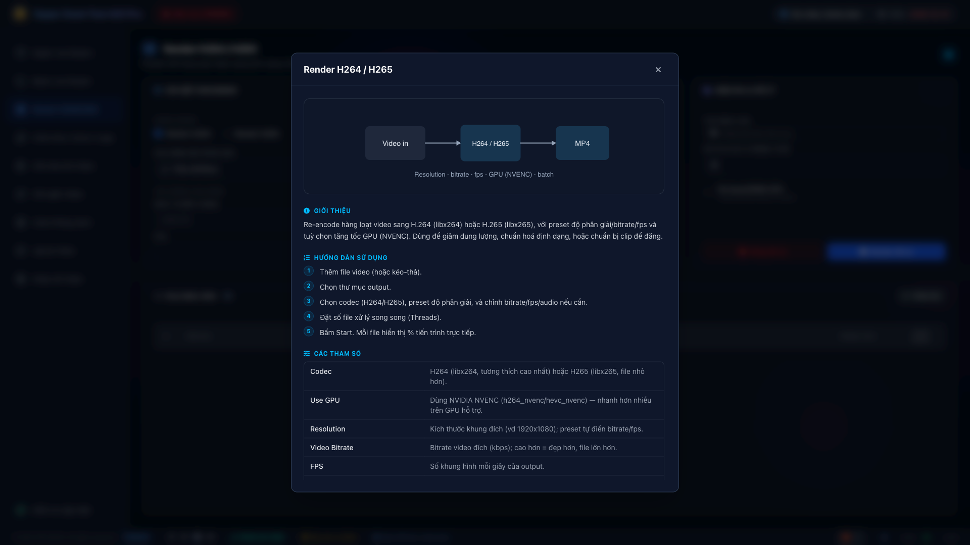 In-app guide